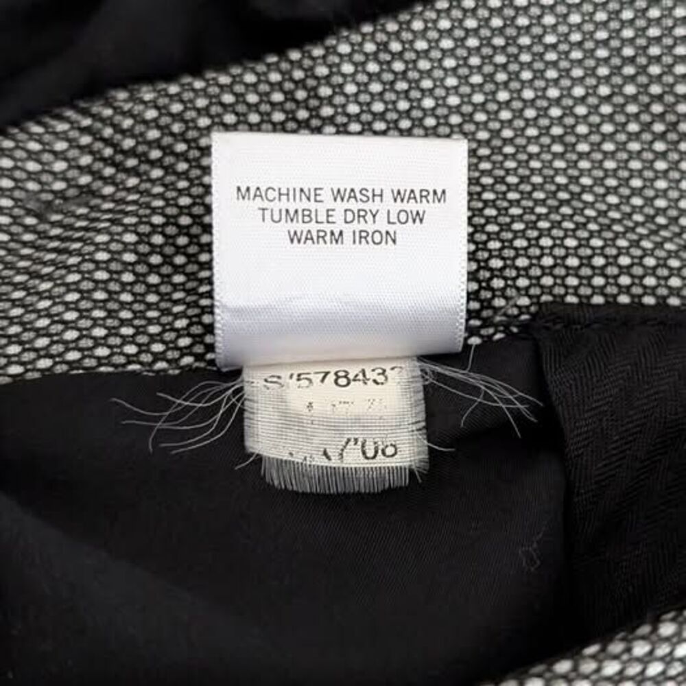 Banana Republic Black & White Checkered Print Dress Pants 6 Petite - Picture 4 of 6